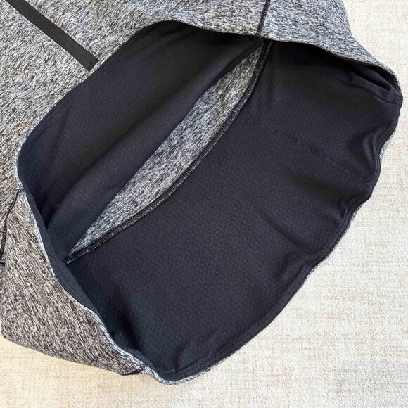 lululemon Heathered Black Always Alert 1/2 Zip size 6 - Picture 8 of 15